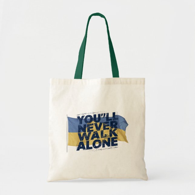 Tote Bag Tu ne marcheras jamais seul (Devant)