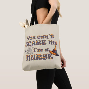 Tote Bag Tu ne peux pas me faire peur, je suis infirmière H