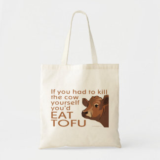 Tote Bag Tuer la vache - Vegan, végétarien