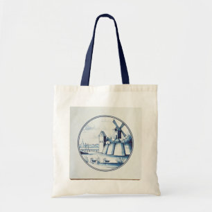 Tote Bag Tuile bleue traditionnelle néerlandaise