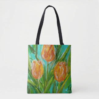 Tote Bag Tulip Bunch