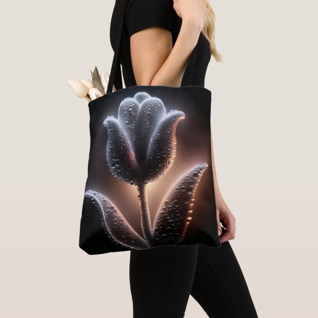 Tote Bag Tulipe Illuminée Avec Arrosage (De près)