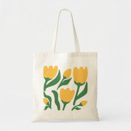 Tote Bag Tulipes jaunes enjoués