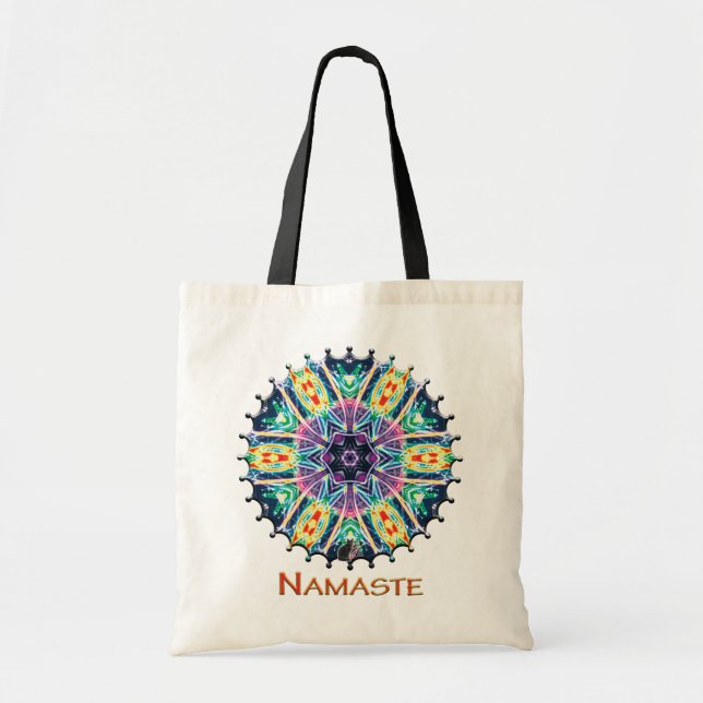 Tote Bag Tulips Namaste Kaleidoscope (Devant)