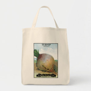 Tote Bag Turnip Seed Packet Label