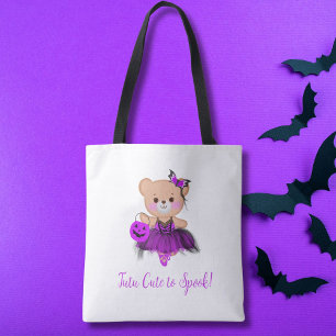 Tote Bag Tutu Mignon pour faire peur ! Ballerine Sorcière O