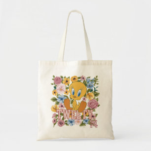 Tote Bag TWEETY™ Broderie Florale Graphique