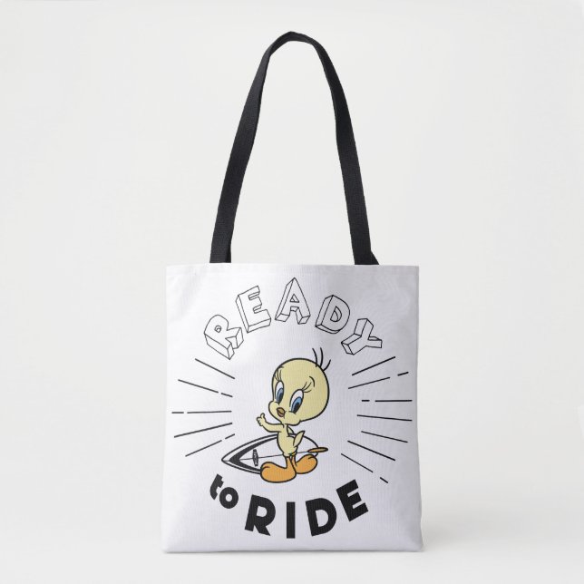 Tote Bag TWEETY™ Surfboard - Prêt à rouler (Devant)