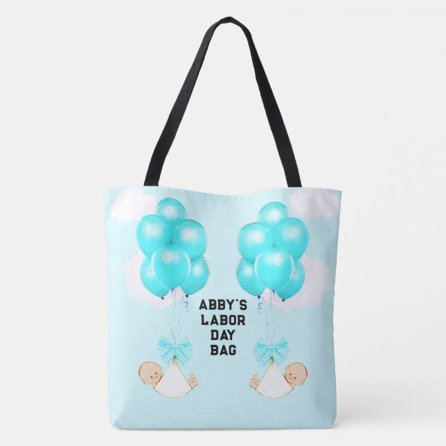 Tote Bag Twin Boys Maman-to-be (Dos)
