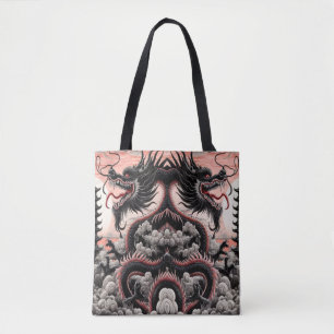 Tote Bag Twin Dragon