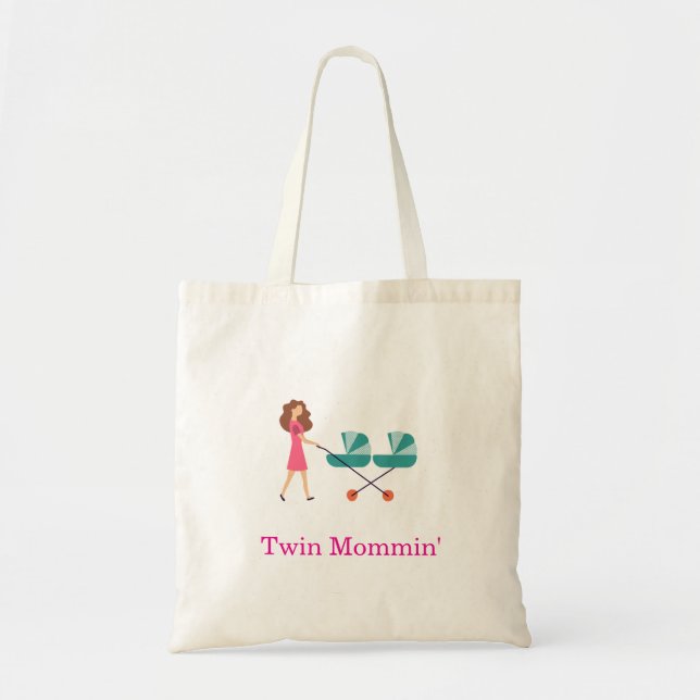 Tote Bag Twin Mommin' (Devant)