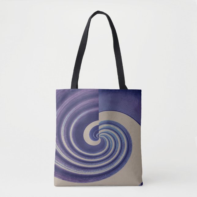 Tote Bag Twirl, curl circles. Make rings & rounds. (Devant)