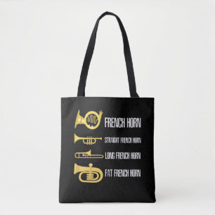 Tote Bag Types De Joueur De La Corne Française Musicien De