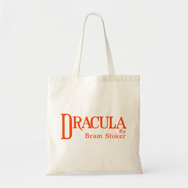 Tote Bag Typographie de Dracula (Devant)