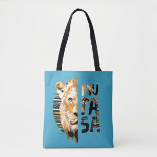 Tote Bag Typographie de Mufasa