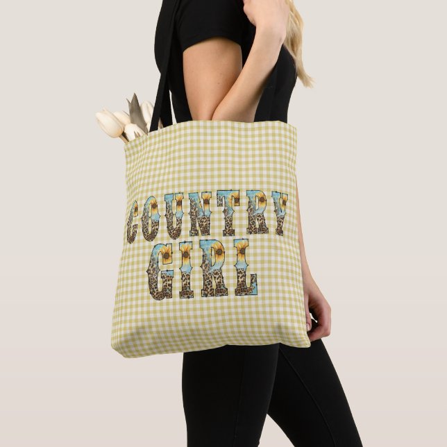 Tote Bag Typographie des filles du pays (De près)