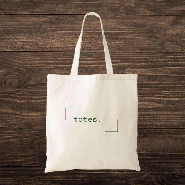 Tote Bag Typographie minimale (Créateur téléchargé)