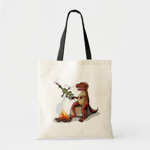 Tote Bag Tyrannosaurus Rex Cuisine Nourriture Au-Dessus D'U