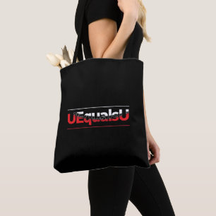 Tote Bag UEqualsU VIH Typographie indétectable Art