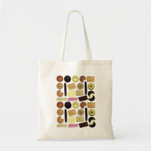 Tote Bag UK British Biscuits Shortbread Rich Tea Digestives