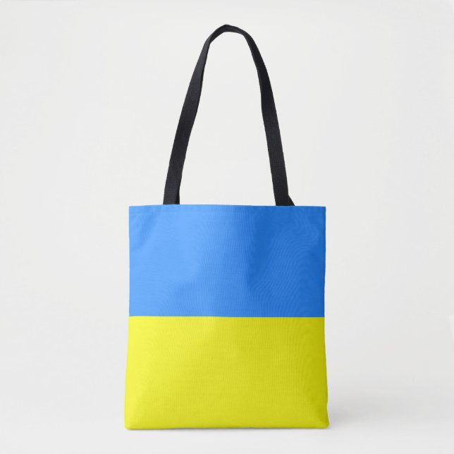 Tote Bag Ukraine, drapeau de l'Ukraine, (Devant)