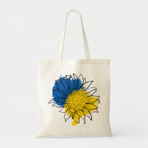 Tote Bag Ukraine Support Sunflower