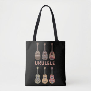 Tote Bag Ukulele hawaïen Types d'instruments de musique