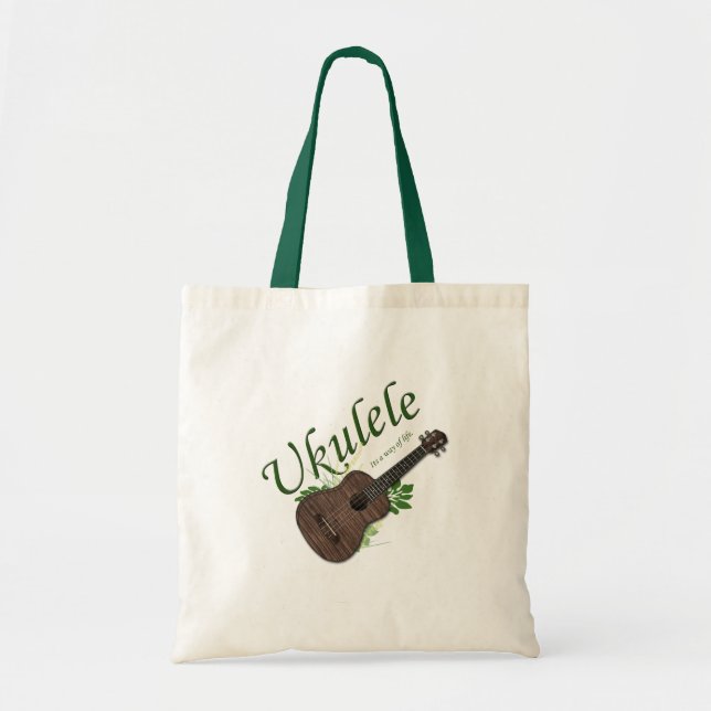 Tote Bag Ukulélé-Son un mode de vie Fourre-tout 2 (Devant)