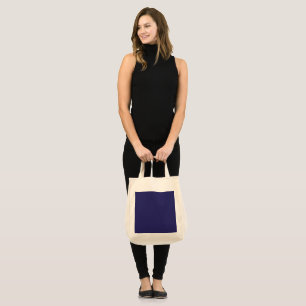 Tote Bag un arrière - plan bleu avec une horloge