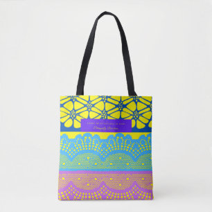 Tote Bag Un art floral espagnol coloré- style San Pol