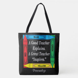 Tote Bag Un bon professeur explique