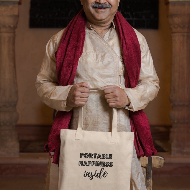 Tote Bag Un Bonheur Portable Dans L'Inspiration Motivationn (Shop now and share the joy on the go!)