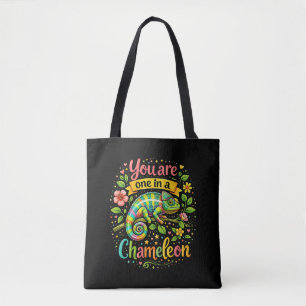 Tote Bag Un caméléon unique