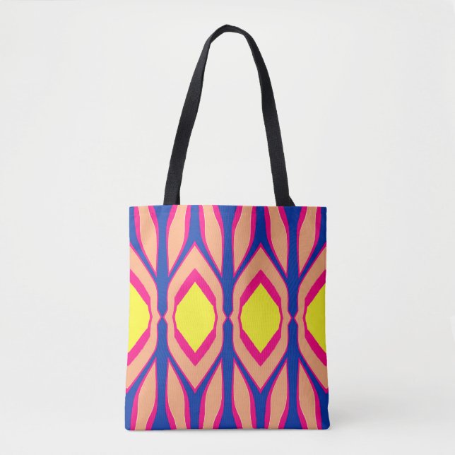 Tote Bag Un design multicouleur dynamique et tendance (Devant)