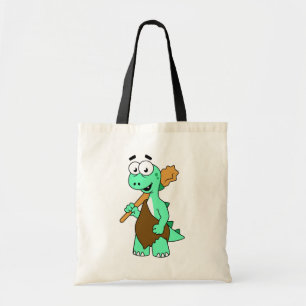 Tote Bag Un Dessin Tyrannosaurus Rex Caveman.