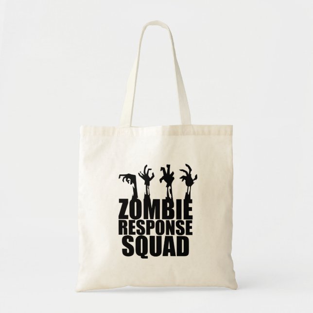 Tote Bag Un Escadron D'Intervention Zombie Armes D'Effracti (Devant)