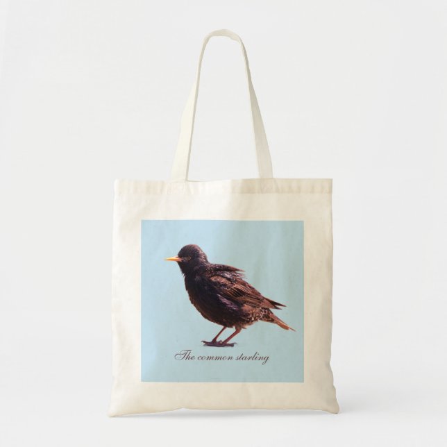 Tote Bag Un étourneau  (Devant)