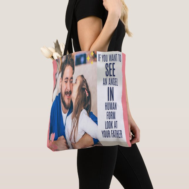 Tote Bag Un Fourre-tout pour chaque aventure père-fille (De près)