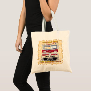 Tote Bag Un gros camion de pompiers