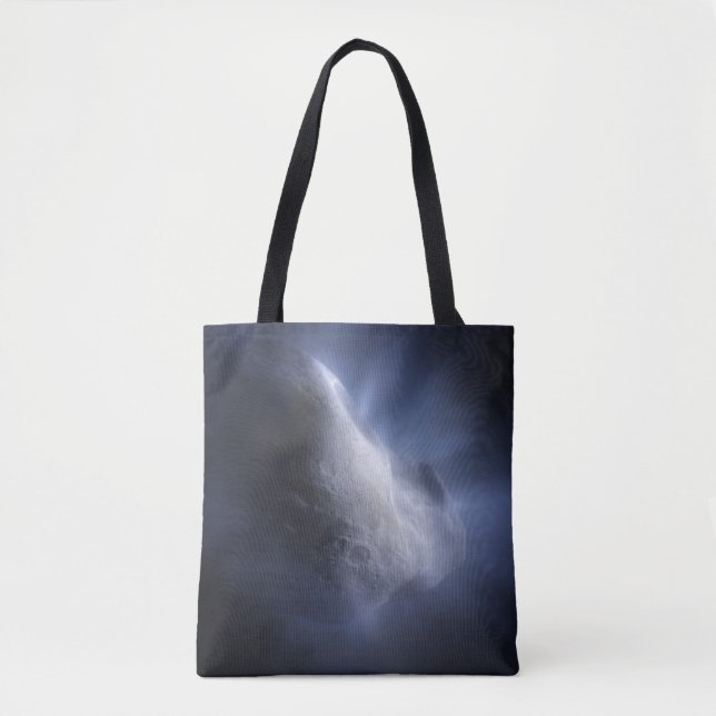 Tote Bag Un Gros Plan Illustratif Du Temple De La Comète. (Devant)