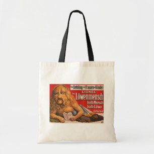 Tote Bag Un Homme Avec Tête Lion Lecture Shakespeare, 1913.