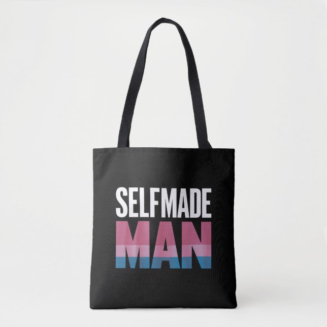 Tote Bag Un Homme Transgenre Transgenre Transsexuelle Fiert (Devant)