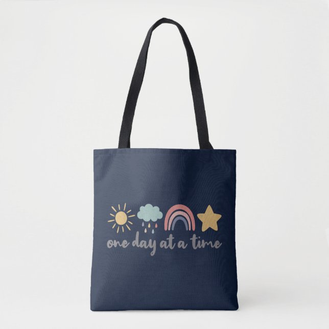 Tote Bag Un jour à la fois (Devant)