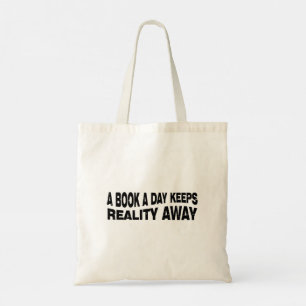 Tote Bag Un Livre Par Jour Empêche La Réalité