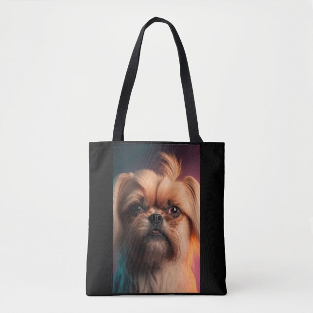 Tote Bag Un mignon chien à deux côtés (Devant)