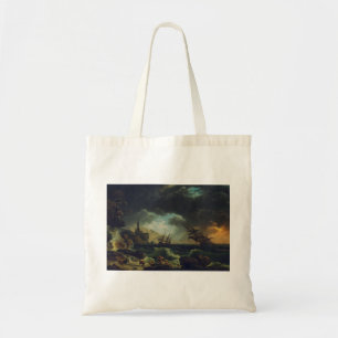 Tote Bag Un naufrage dans une mer orageuse par Claude-Josep