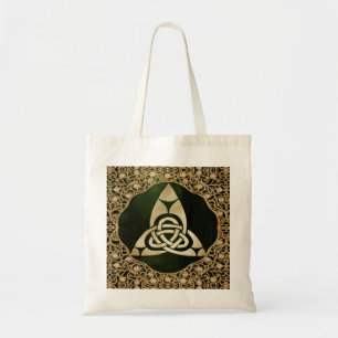 Tote Bag Un noeud de trinité celtique sur les ombres de la