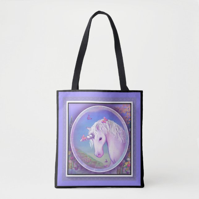 Tote Bag Un paradis mauve (Devant)