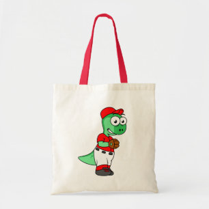 Tote Bag Un Pitcher De Baseball Pachycephalosaurus.