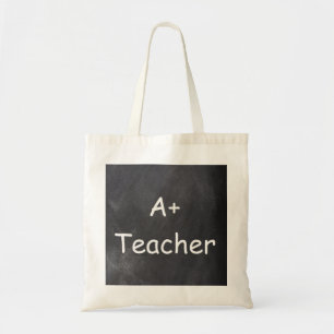 Tote Bag Un plus enseignant Chalkboard Design Cadeau